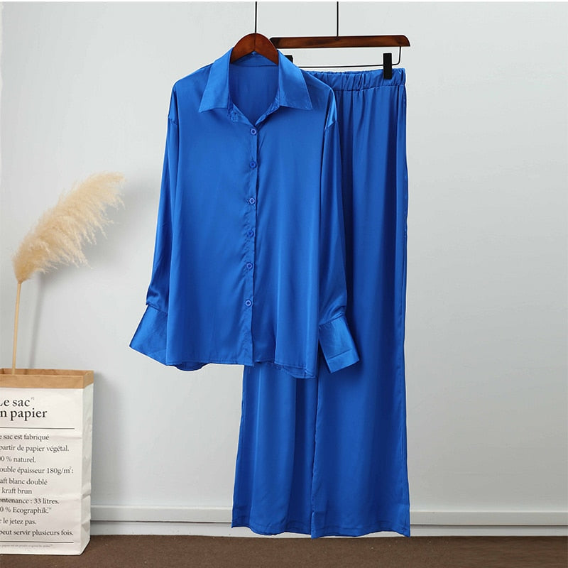 Elizabeth Elegant Suit (Blouse/Pants)