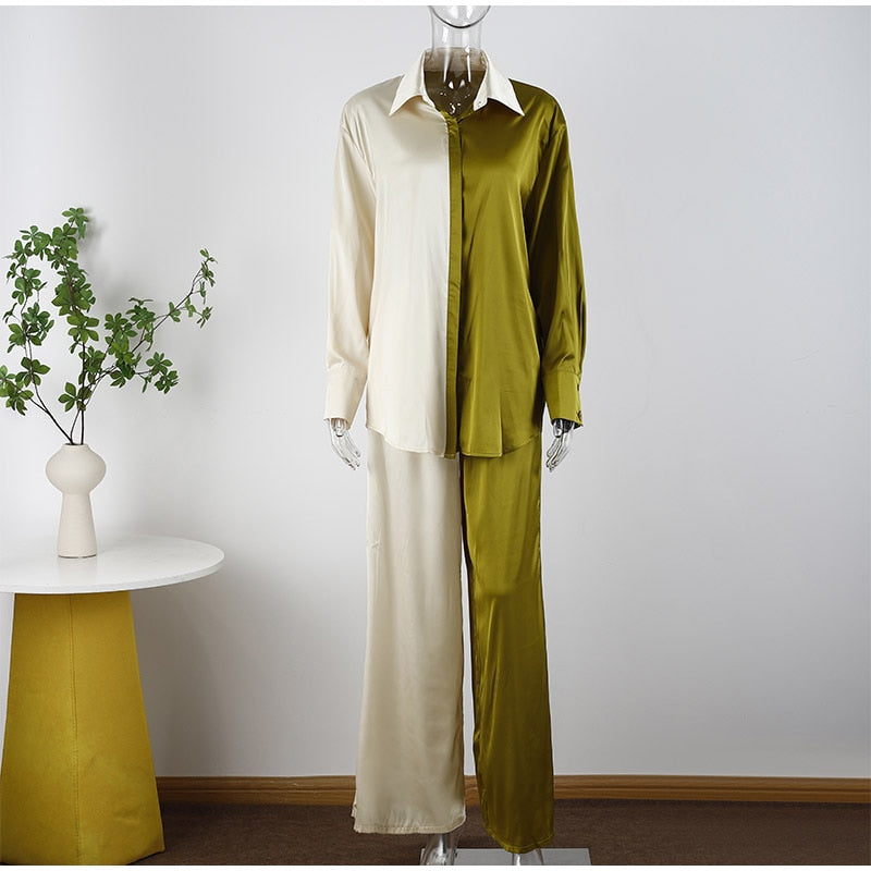 Elizabeth Elegant Suit (Blouse/Pants)