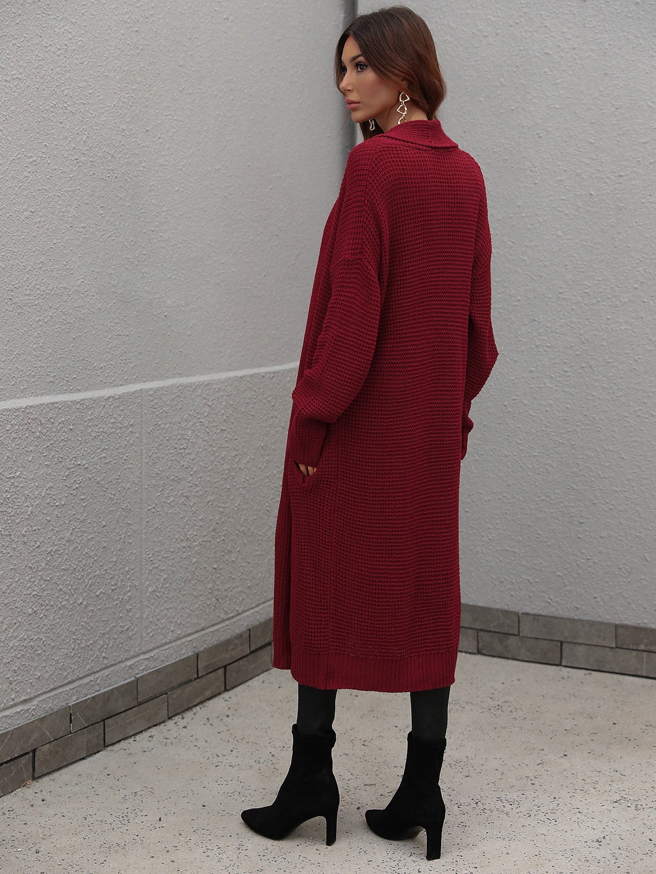 Carolyn Long Knitted Cardigan