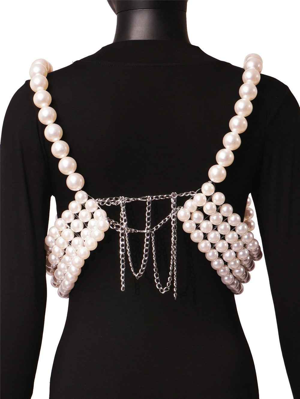 Britney Pearls Top