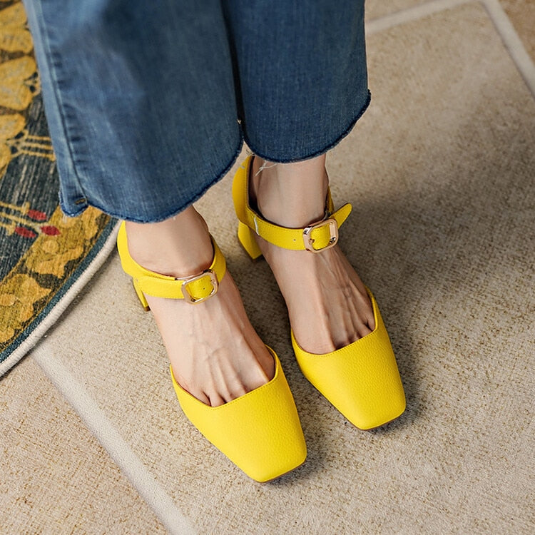 Mary Shoes (Genuine Leather/Suede)