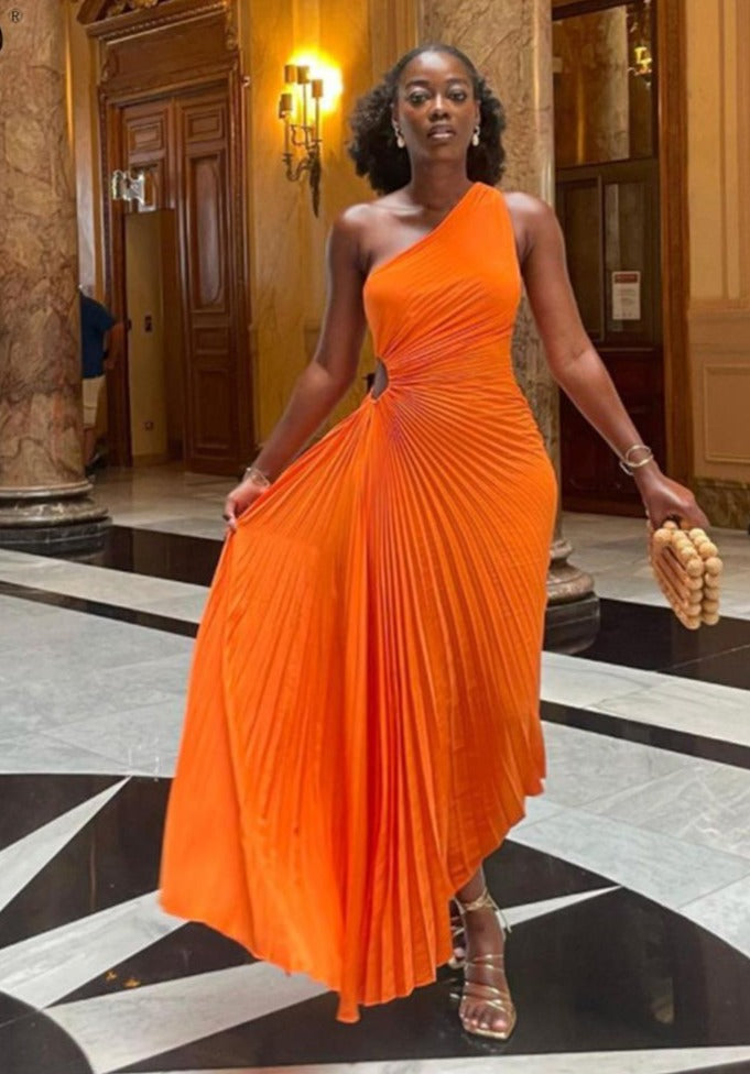 Estella Pleated  Dress