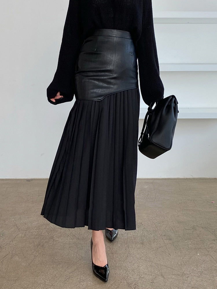 Amy Midi Pleated Skirts