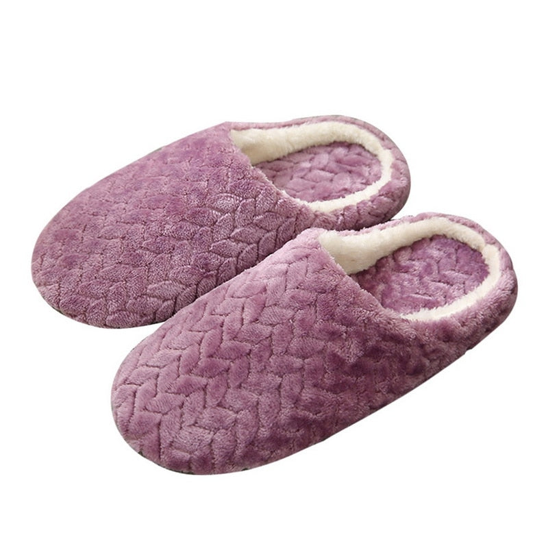 Plush Cotton Slippers