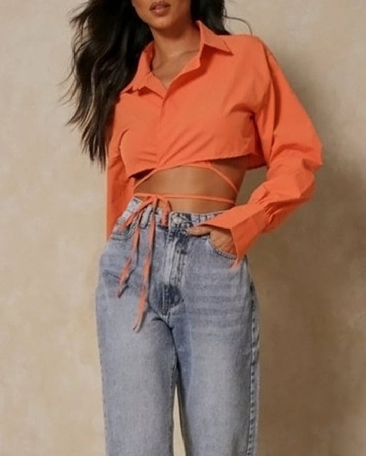 Veronica Cropped Shirt