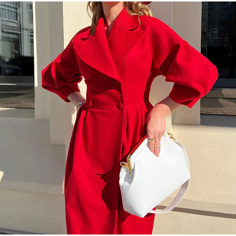 Margaret Lantern Sleeve Coat