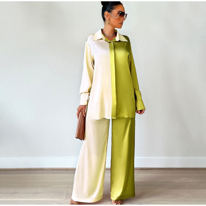 Elizabeth Elegant Suit (Blouse/Pants)