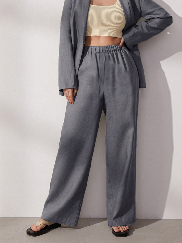 Cotton Linen Pants