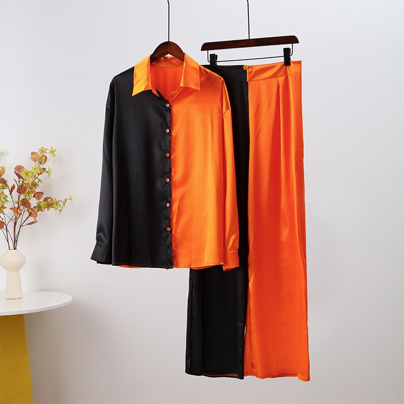 Elizabeth Elegant Suit (Blouse/Pants)