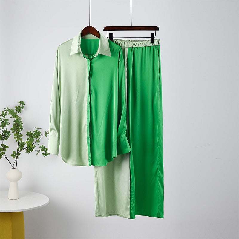 Elizabeth Elegant Suit (Blouse/Pants)