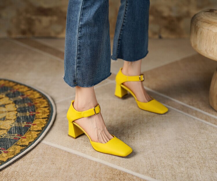 Mary Shoes (Genuine Leather/Suede)