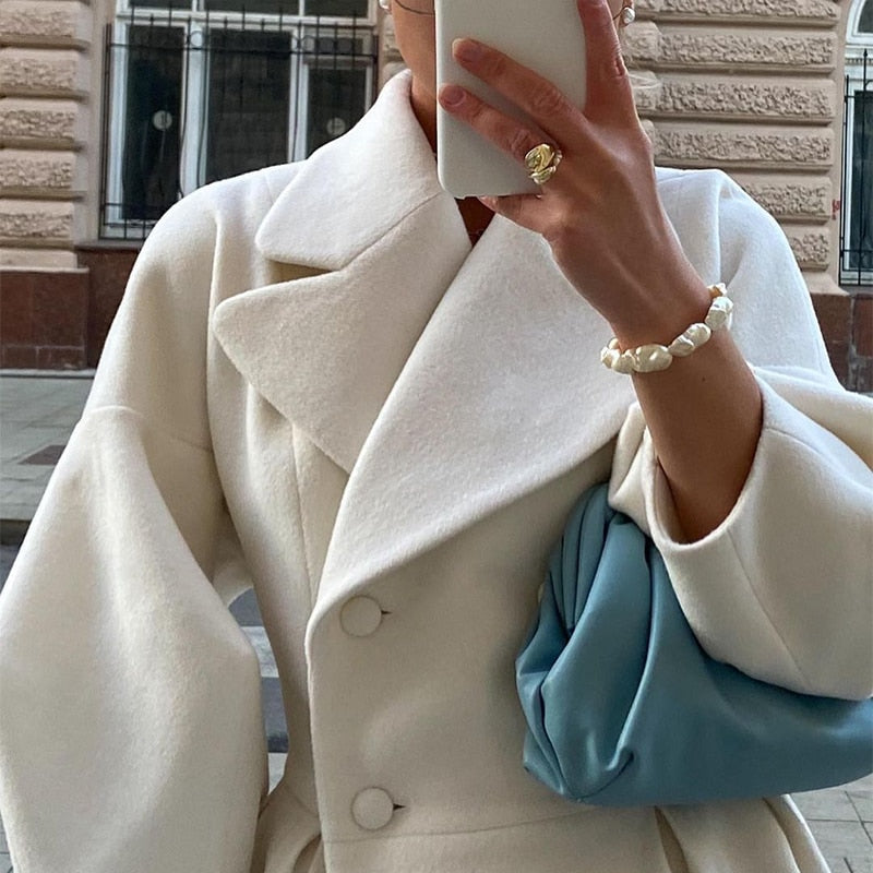 Margaret Lantern Sleeve Coat