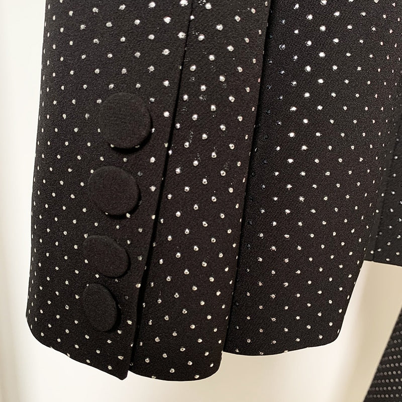 Eileen Diamonds Set (Pants/Blazer/Top)