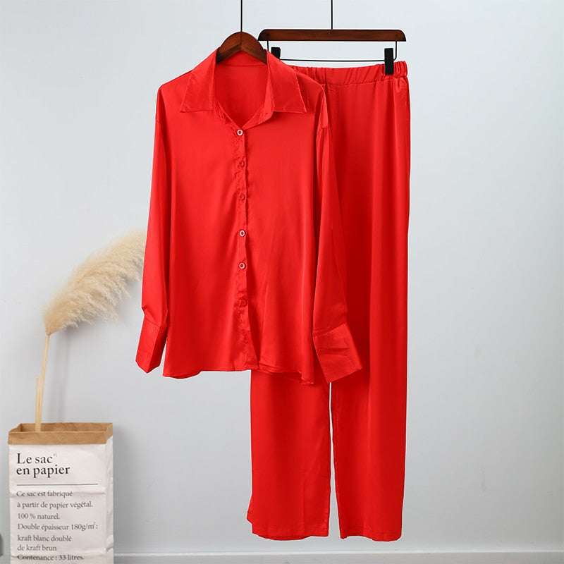 Elizabeth Elegant Suit (Blouse/Pants)