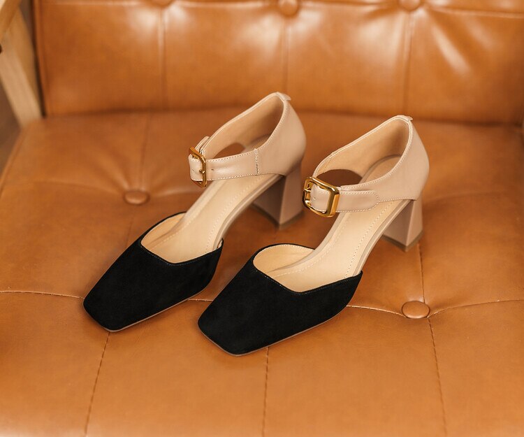 Mary Shoes (Genuine Leather/Suede)