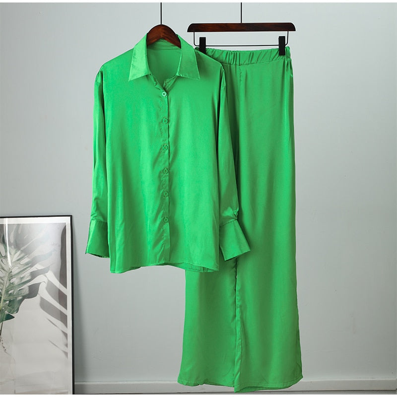 Elizabeth Elegant Suit (Blouse/Pants)