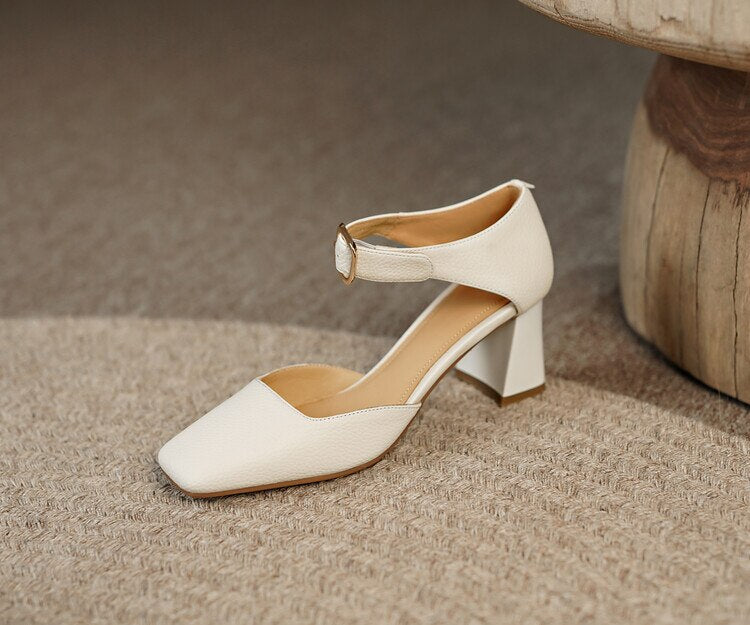 Mary Shoes (Genuine Leather/Suede)