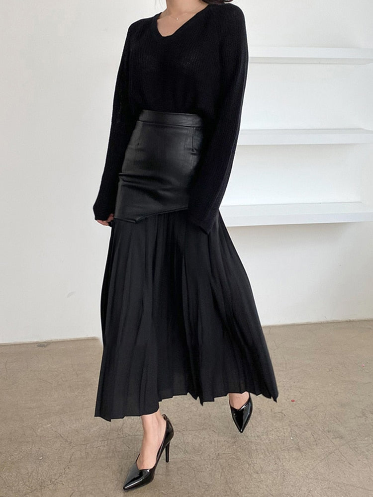 Amy Midi Pleated Skirts