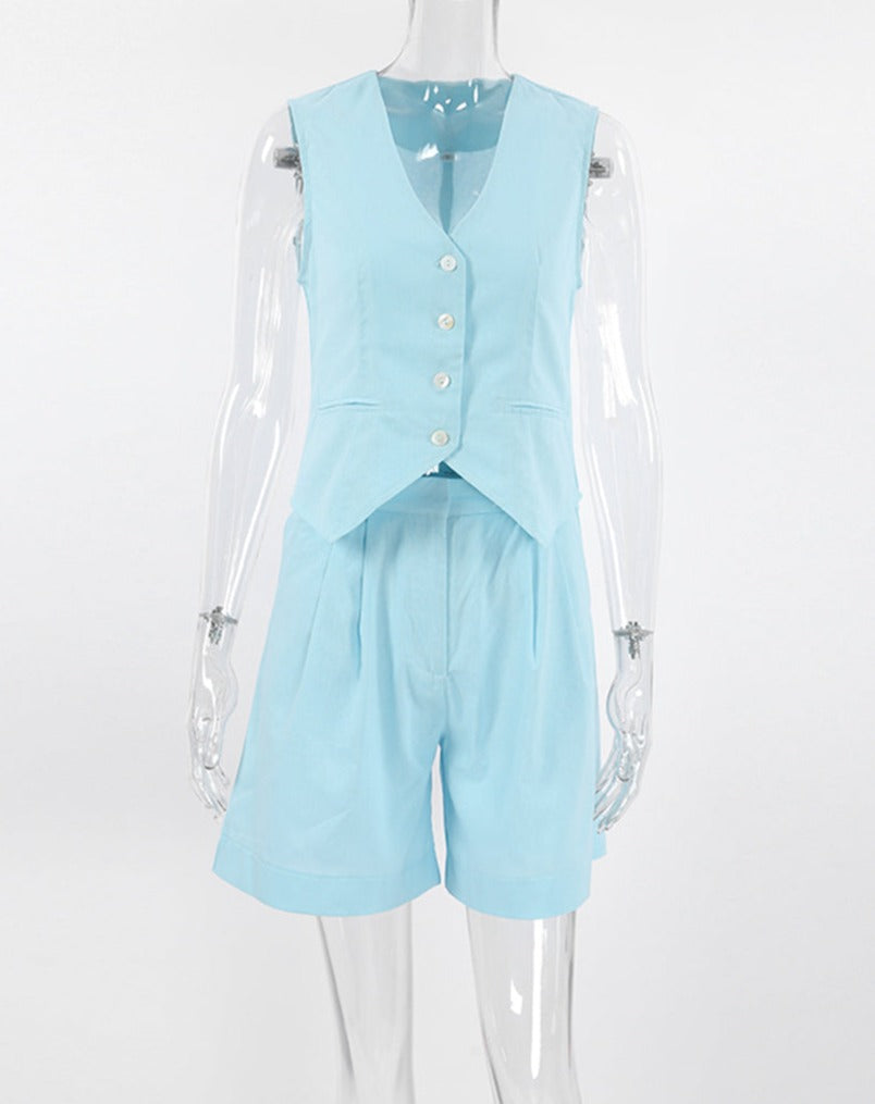 Leslie Set (Shorts/ Vest)