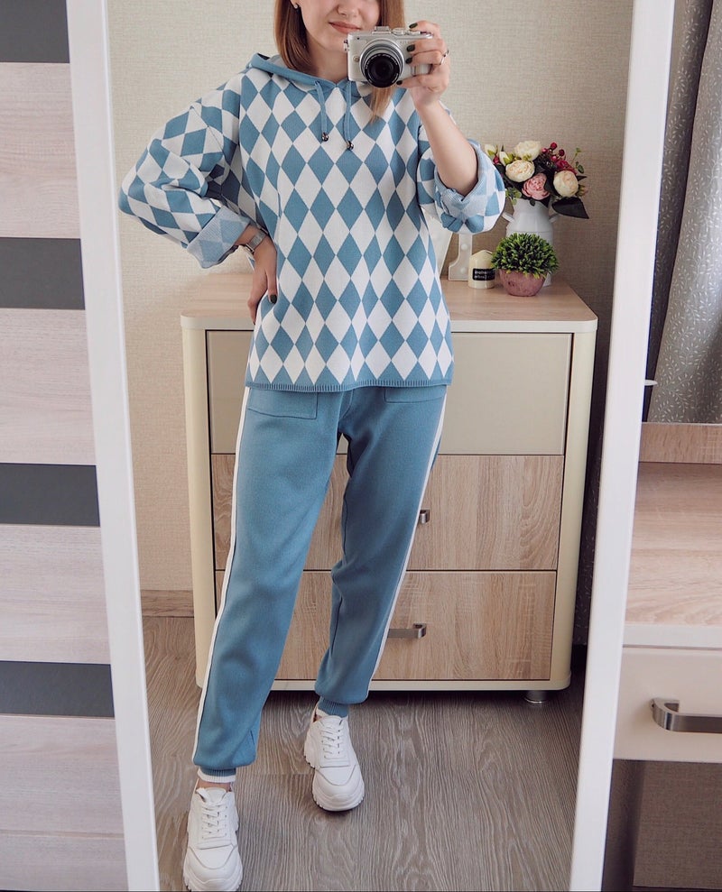 Regina Knitted Set (Sweater/Pants)