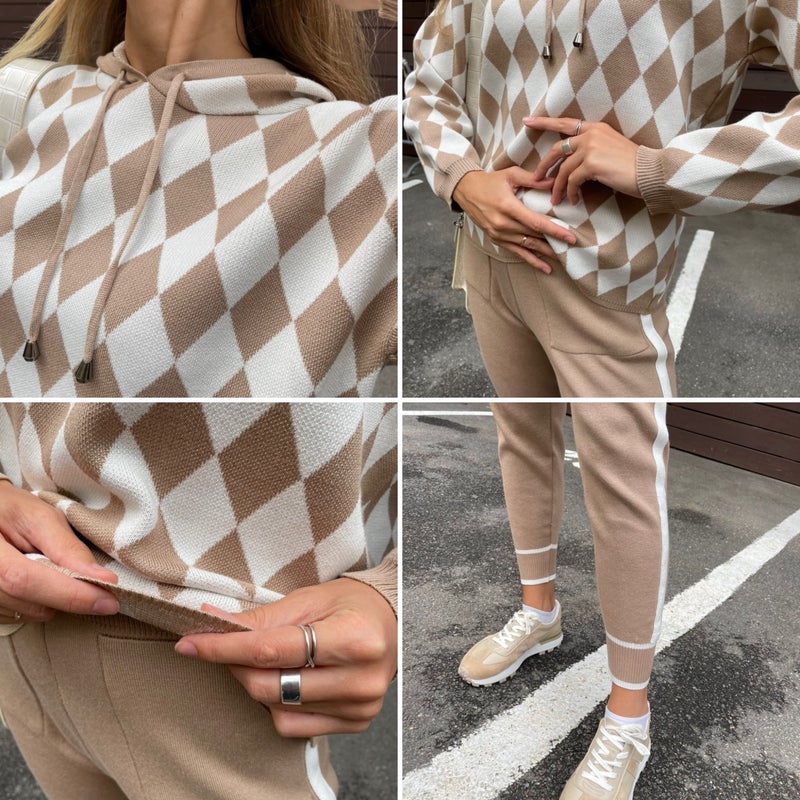 Regina Knitted Set (Sweater/Pants)