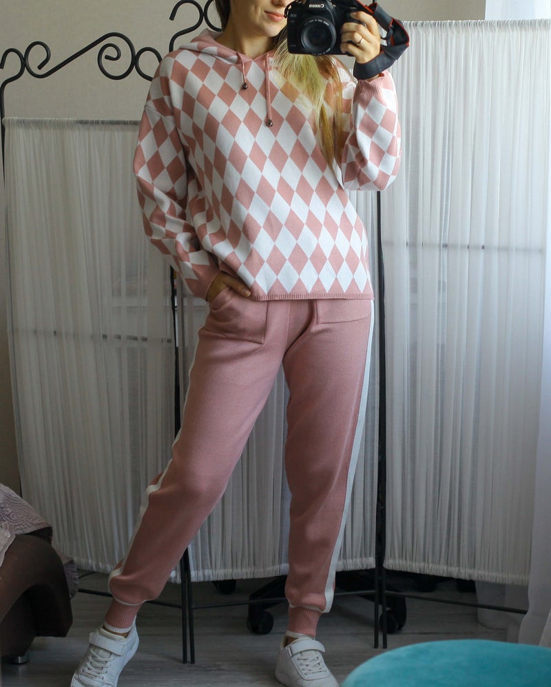 Regina Knitted Set (Sweater/Pants)