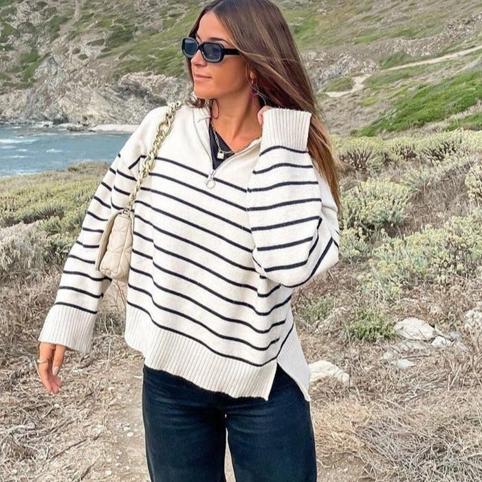 Hilary Asymmetry Sweaters