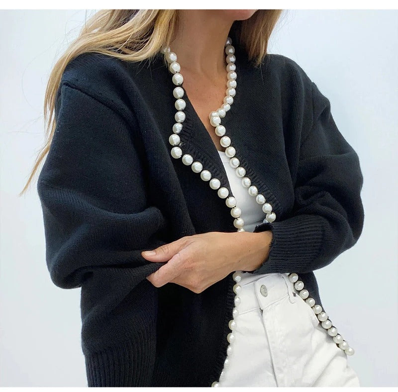 Shanna Pearls Cardigan