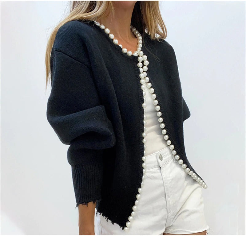 Shanna Pearls Cardigan