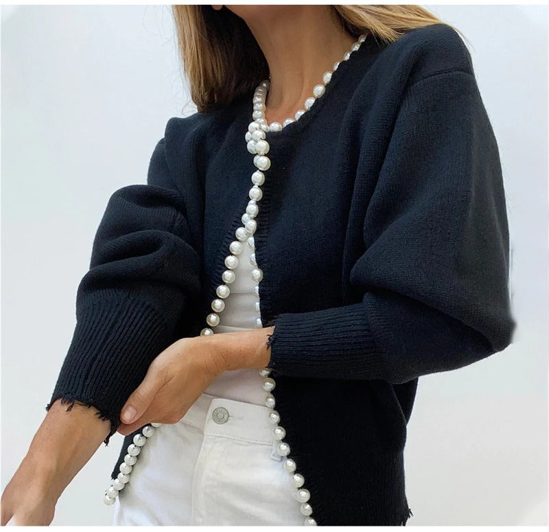 Shanna Pearls Cardigan