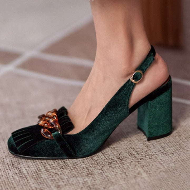 Sophie Velvet Shoes