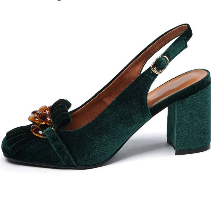 Sophie Velvet Shoes