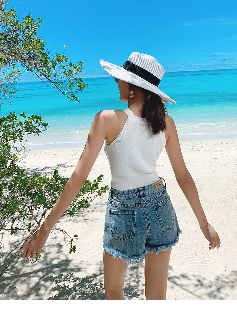 Whitney Knitted Crop Top