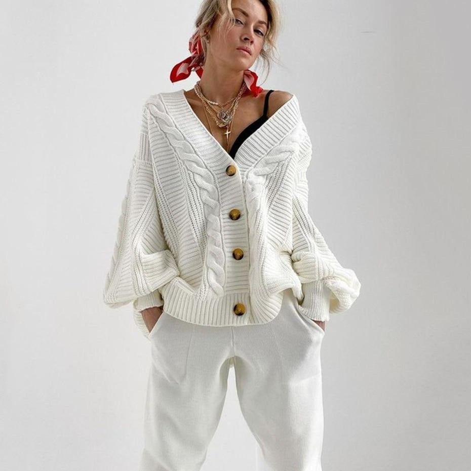 Dina Knitted Set (Sweater/pants)