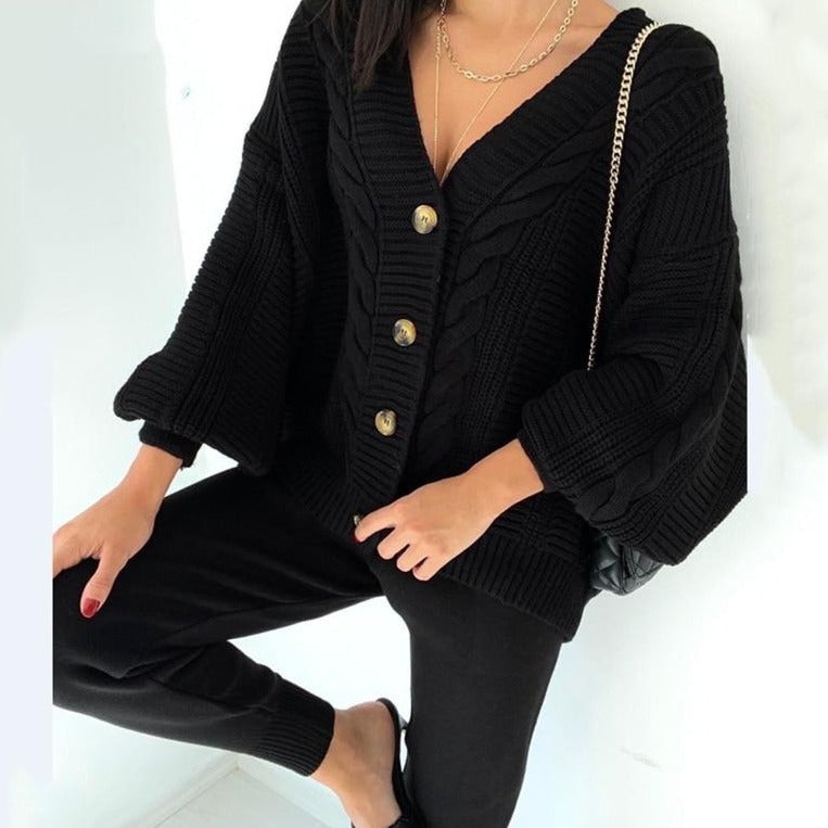 Dina Knitted Set (Sweater/pants)