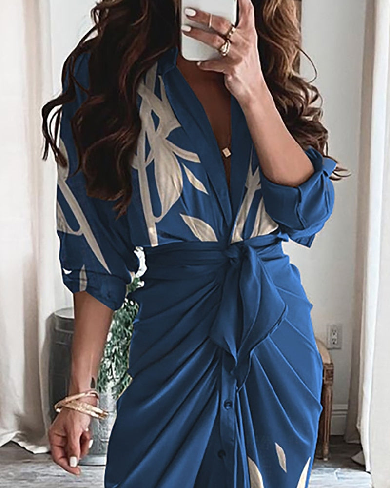 Jean Print Dress