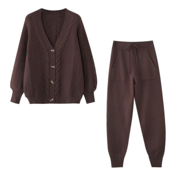Dina Knitted Set (Sweater/pants)