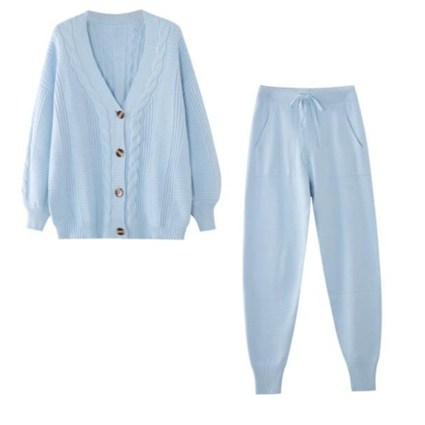 Dina Knitted Set (Sweater/pants)