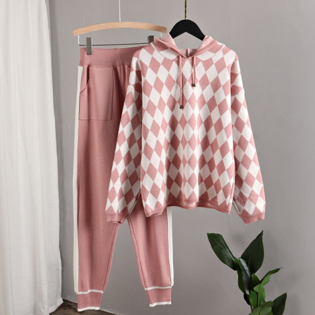 Regina Knitted Set (Sweater/Pants)