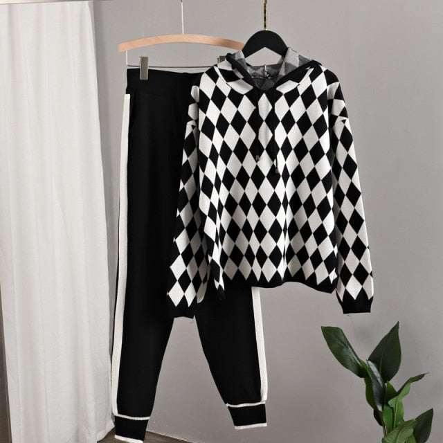 Regina Knitted Set (Sweater/Pants)