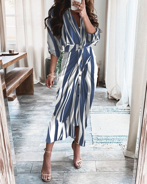 Jean Print Dress