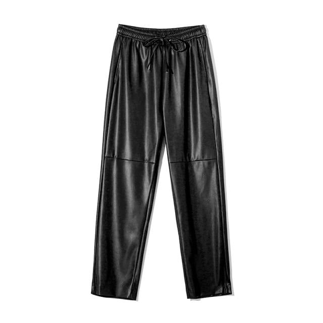 Susan High Waist Leather Pants