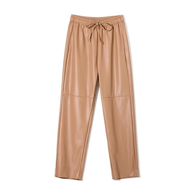 Susan High Waist Leather Pants