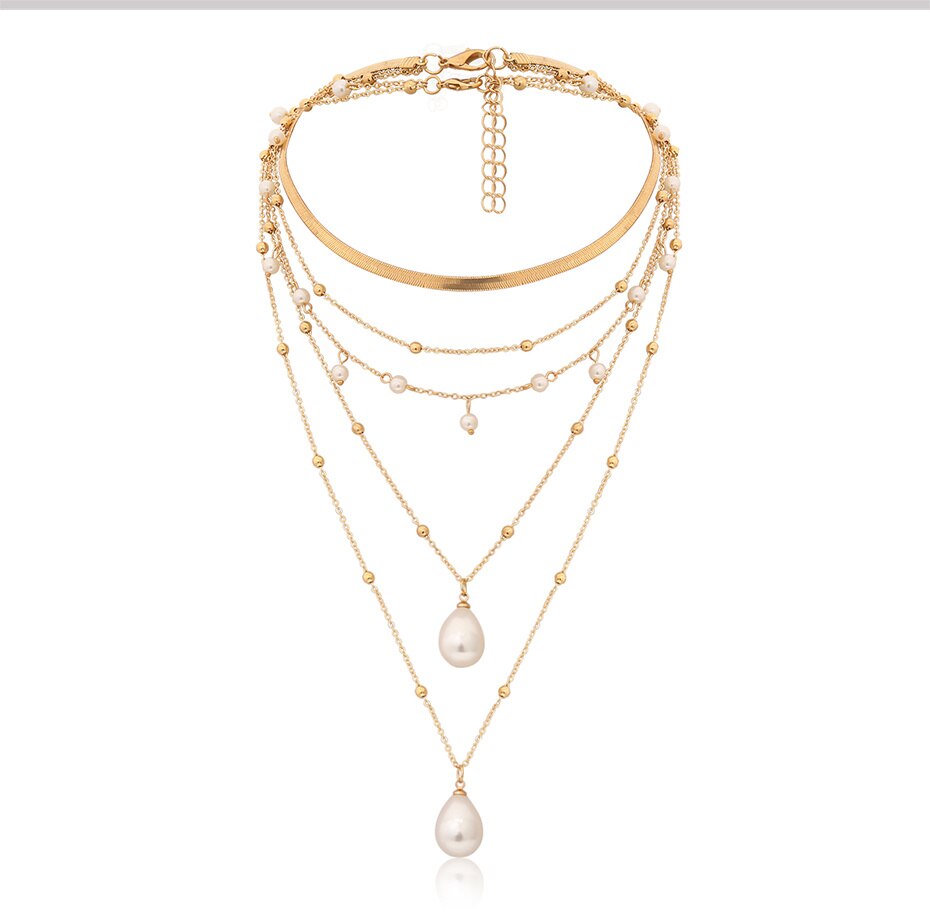 Multi Layer Pearl Necklace