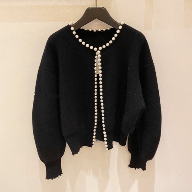 Shanna Pearls Cardigan