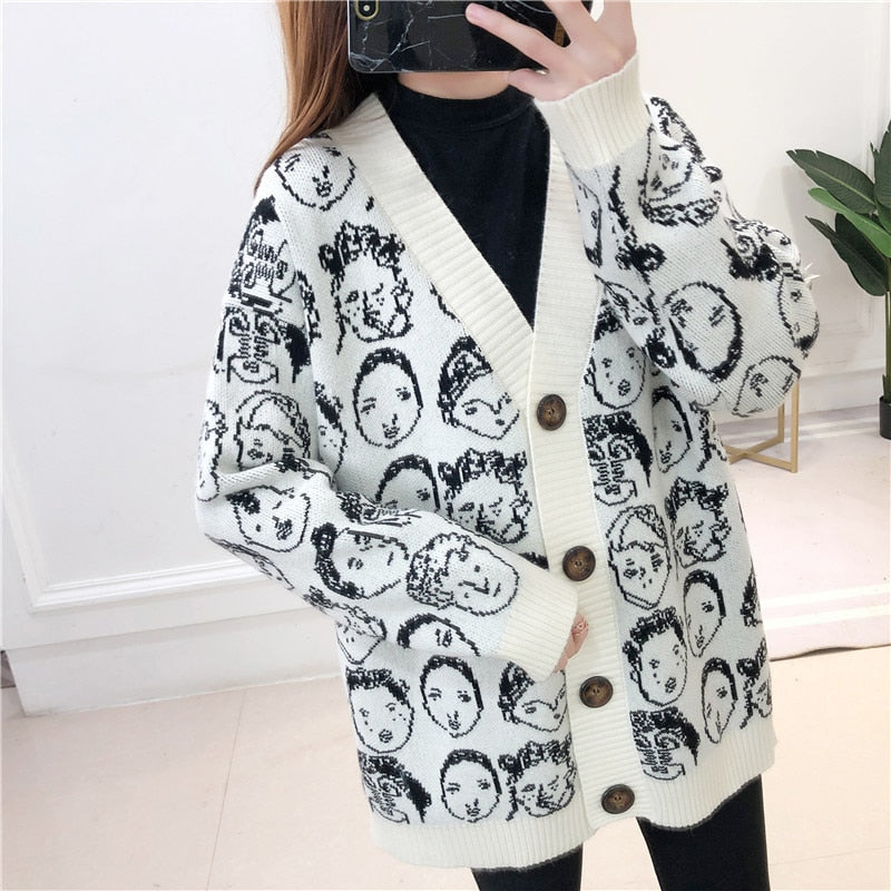 Face Cardigan