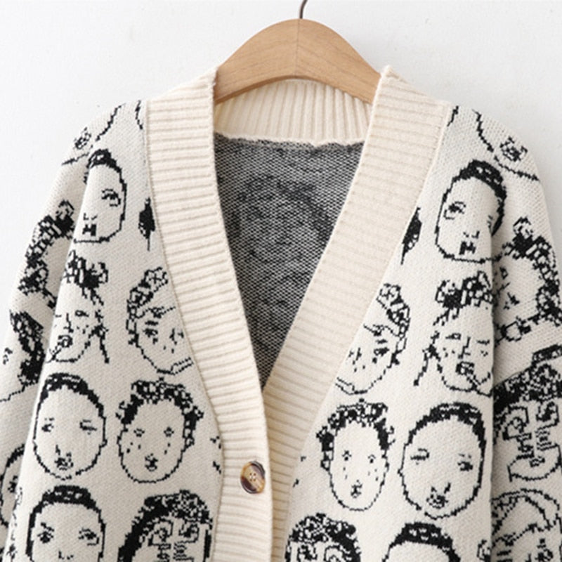 Face Cardigan