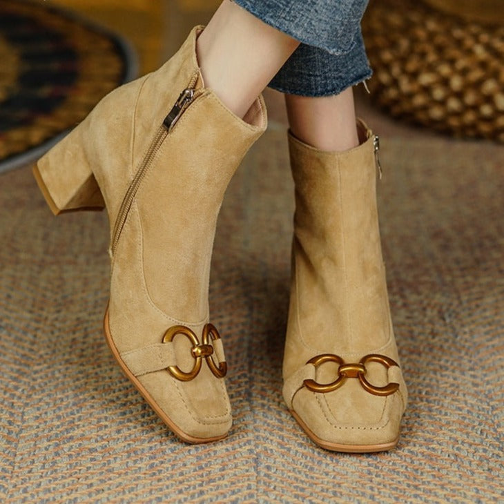 Susan Boots (Cow Suede)