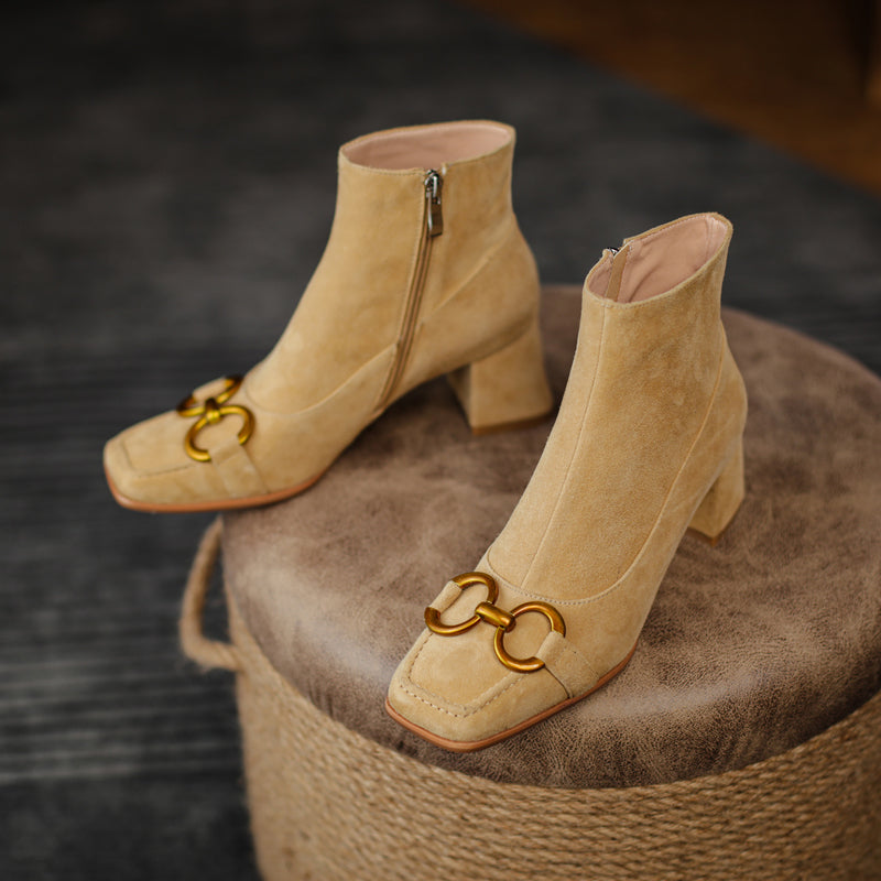 Susan Boots (Cow Suede)