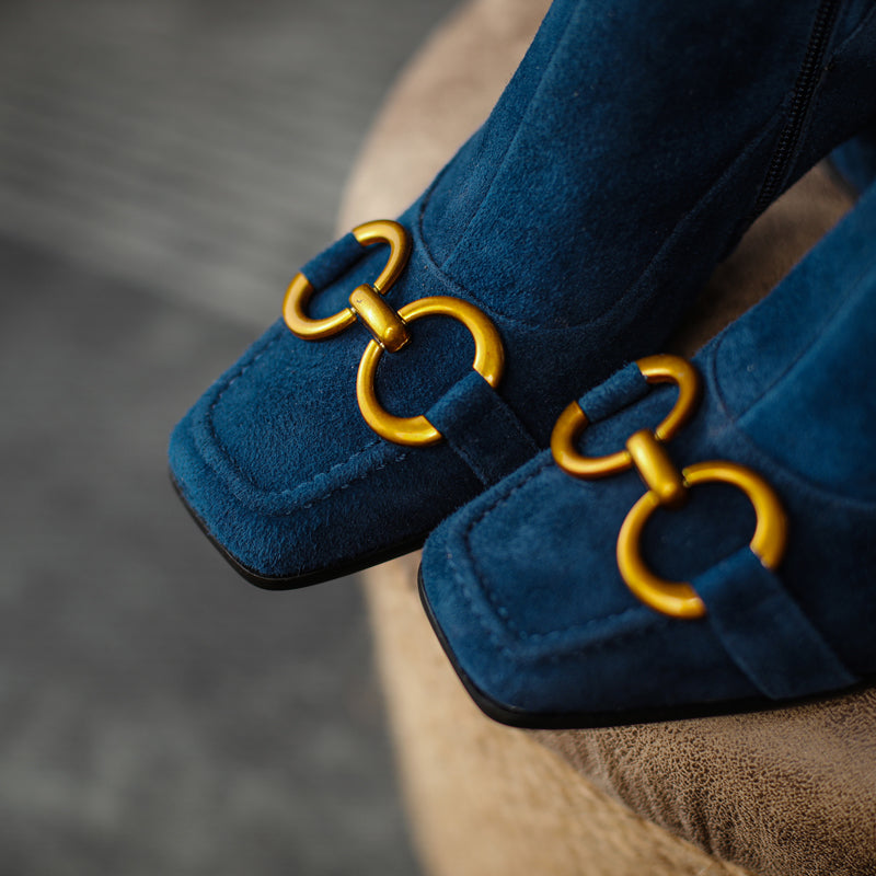 Susan Boots (Cow Suede)